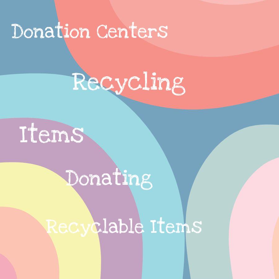 donating and recycling items give your clutter a second chance