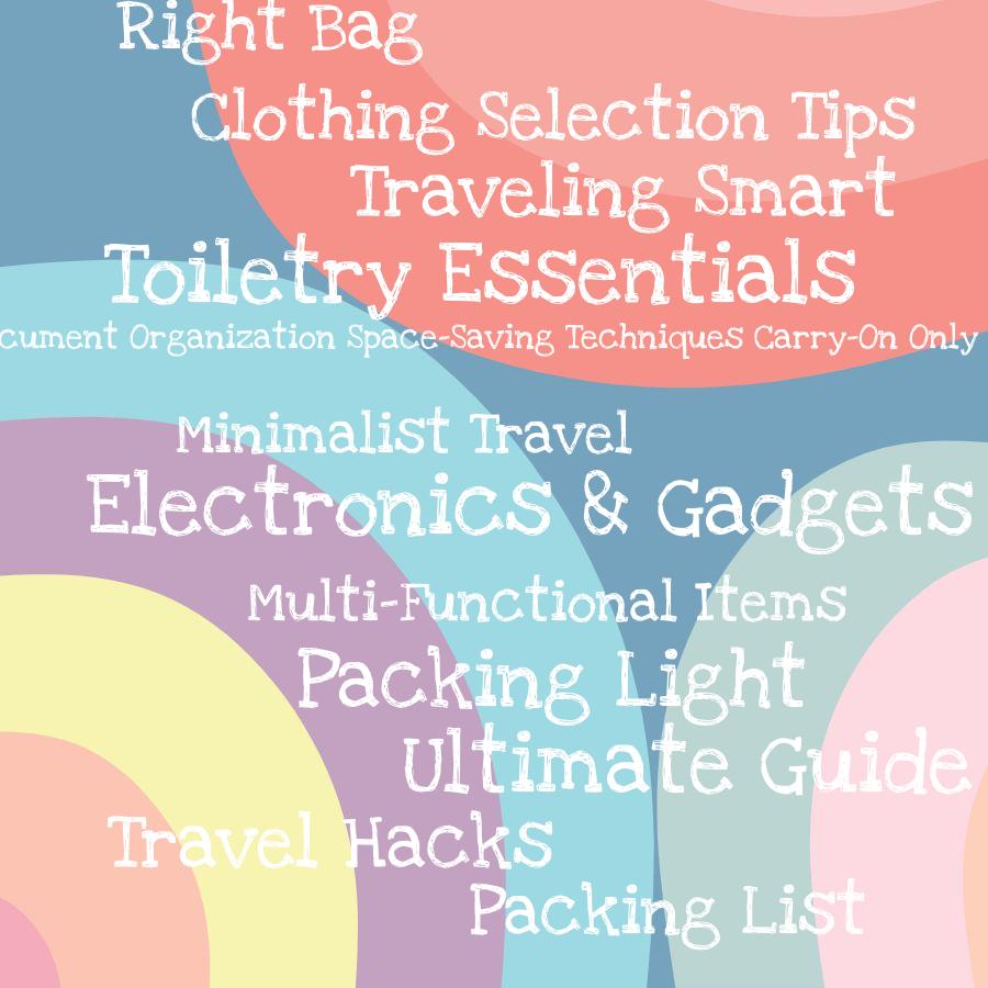 minimalist travel hacks the ultimate guide to packing light and traveling smart
