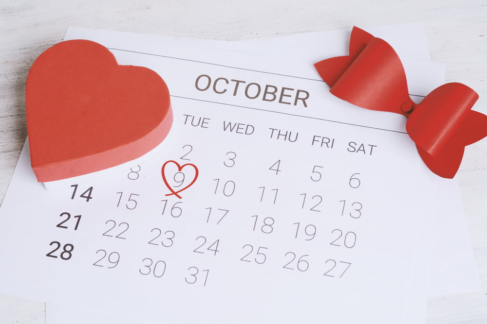 love calendar schedule