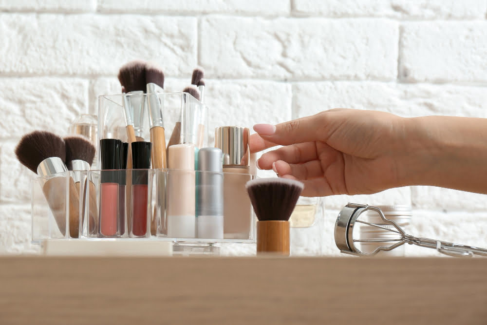 Organizing Post-Declutter Makeup