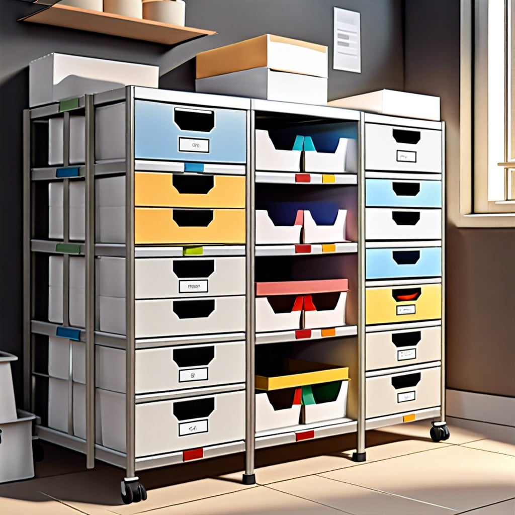 create a dedicated paper sorting area