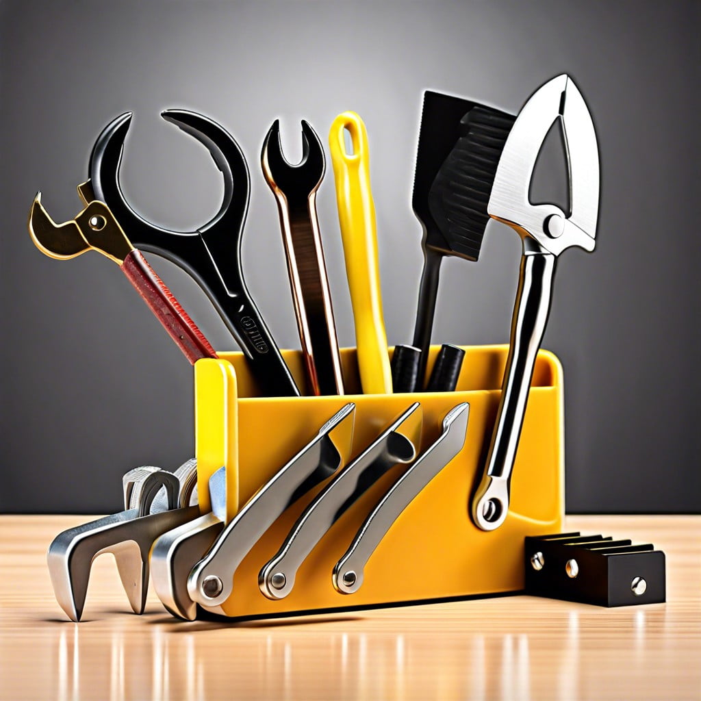 magnetic tool holder use a magnetic strip to store and organize metal tools and accessories
